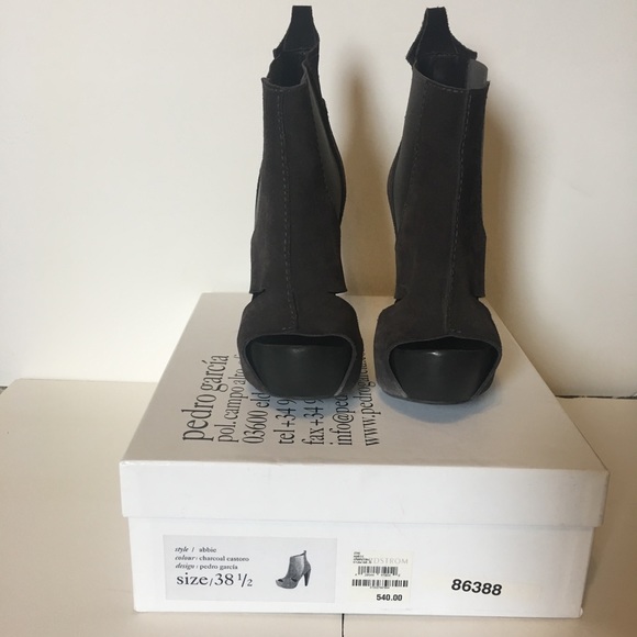 Pedro Garcia brown Abbie open toe booties - Picture 2 of 6